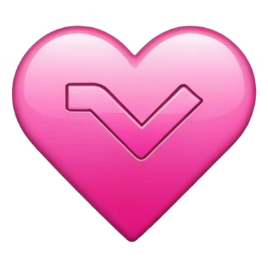 Pink desire check mark  sticker
