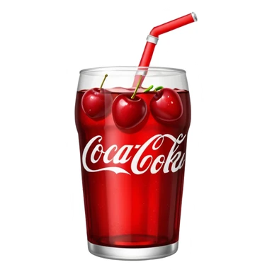 Coke with cherries sticker