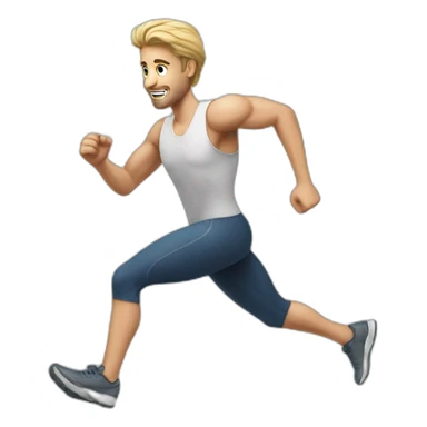 men-whaite-runner sticker