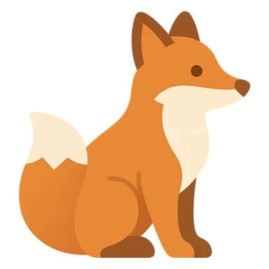 Fox sticker