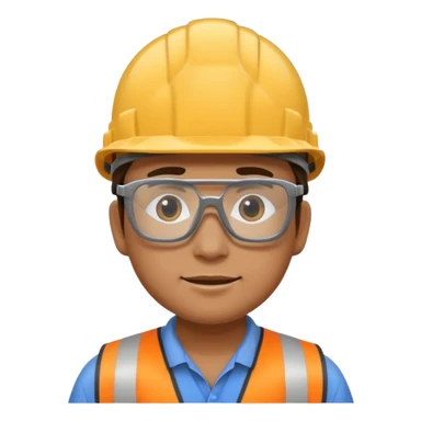 construction worker sticker