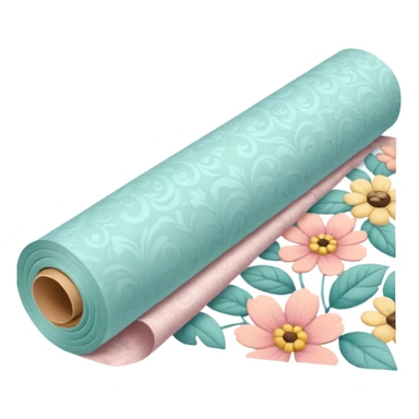 Roll of wallpaper sticker