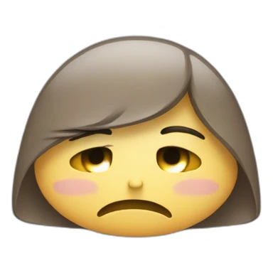 Crying but in silent  sticker