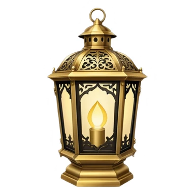 gothic Victorian vintage lantern sticker