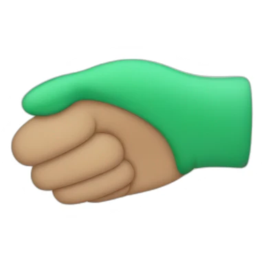 Hand left swiping sticker