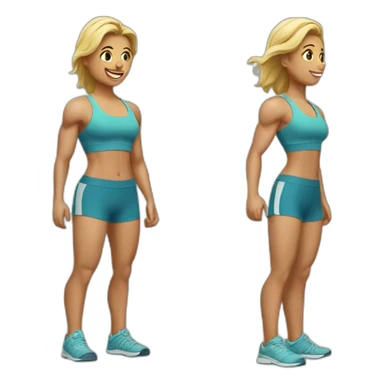 LLADOS fitnes sticker