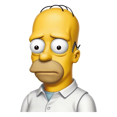 Homer simson sticker
