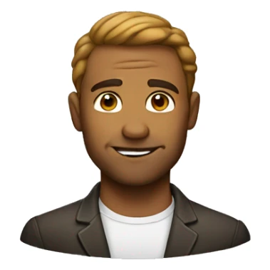 good looking man sticker