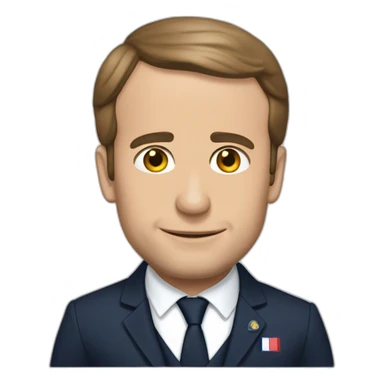 Macron qui écrase la france sticker