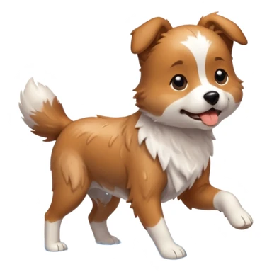 dog shaking off water, like a blur of fur sticker