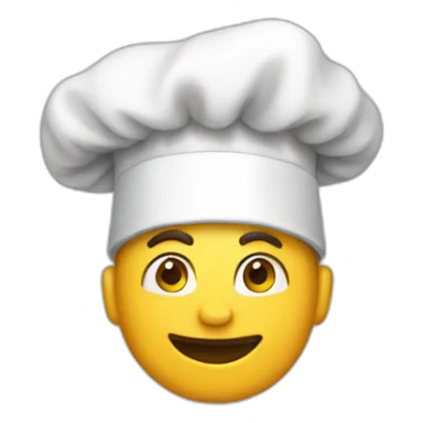 headwear chef sticker