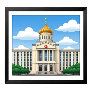 State Duma building in Moscow sticker