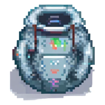 fog with a ghost, a tree, and a house sticker