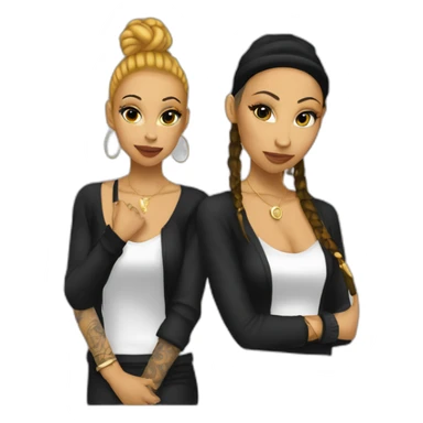 Nina sky 2000s sticker