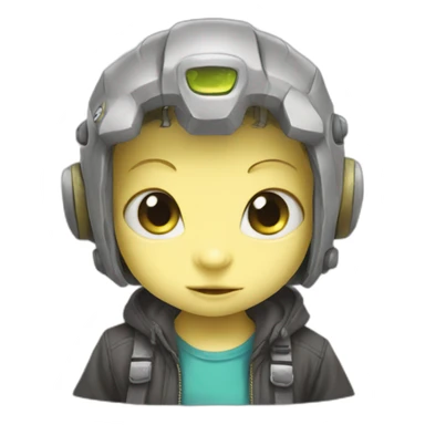 baby Digimon creature sticker