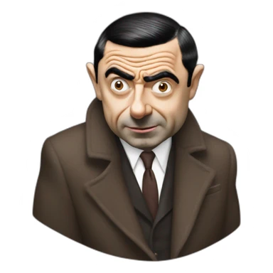 Mr bean wearing balenciaga sticker