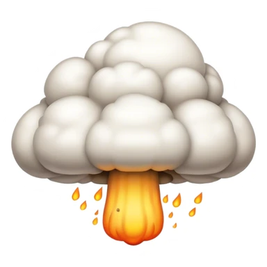 Mushroom cloud sticker