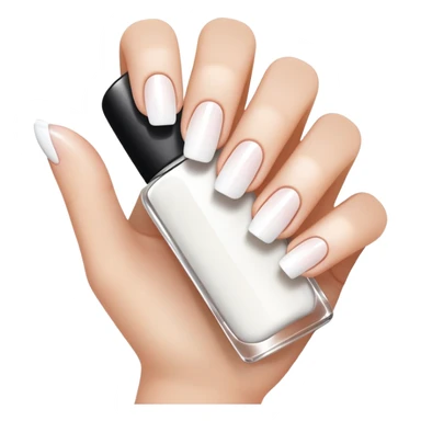 french manicure sticker