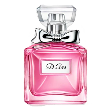 Pink Dior perfume sticker