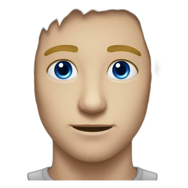 Homme noir aux yeux bleus  sticker