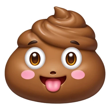 Mix poop and uwu  sticker