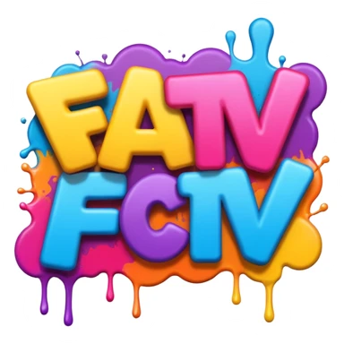 THE WORD FACTS in graffiti sticker