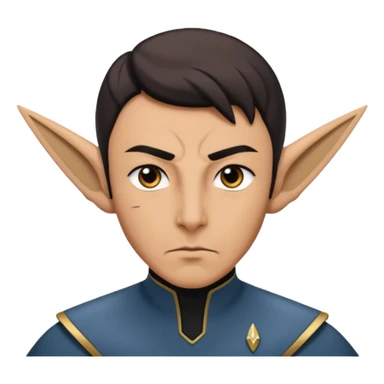 Star trek starfleet vulcan sticker