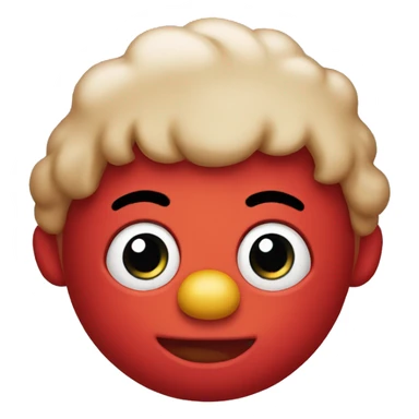 Cute baby Elmo head sticker