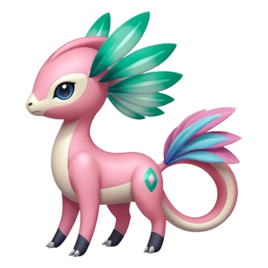  Exotic Meloetta-Palkia-Kirby-Amaura-Fakémon-creature-hybrid sticker