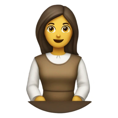 mujer samaritana de la biblia, con velo  sticker