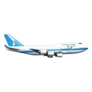 Boeing 747 sticker