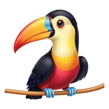 Froot loops toucan emoji sticker