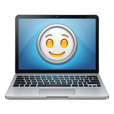 laptop with software window visible sticker