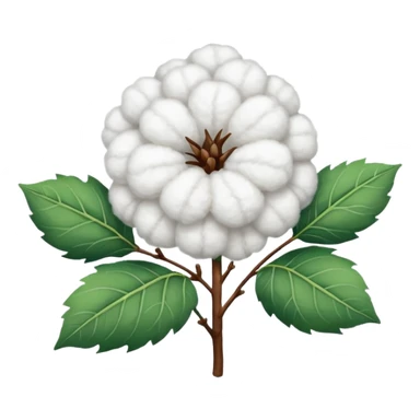 Cotton plant sticker