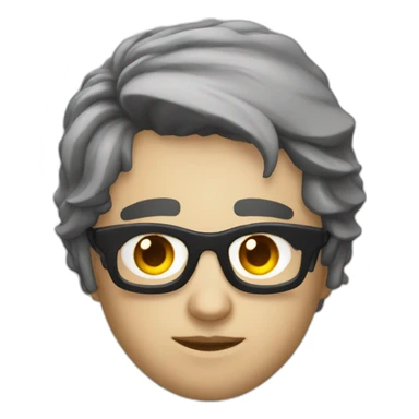 persona pensando sticker