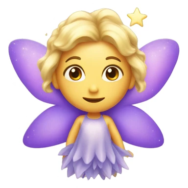 Star shape fairy sticker