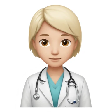 hospital worker sticker