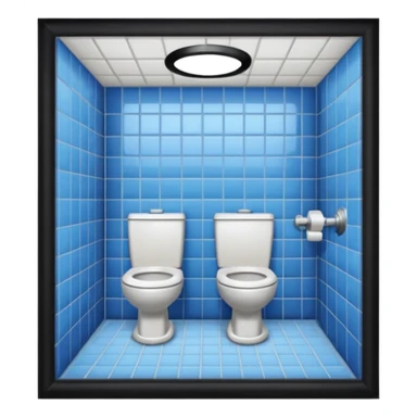 public restroom sticker