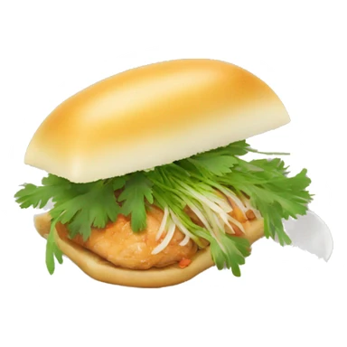 banh chicken coriander mi sticker