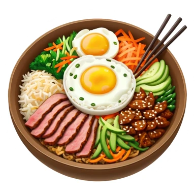 Create an emoji for Korean bibinba  sticker