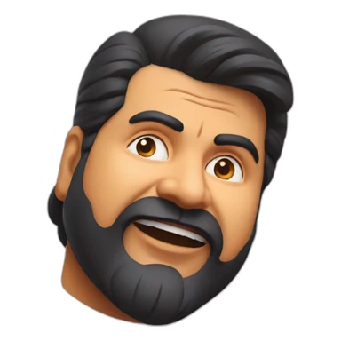 Mammootty in bheeshma parvam sticker