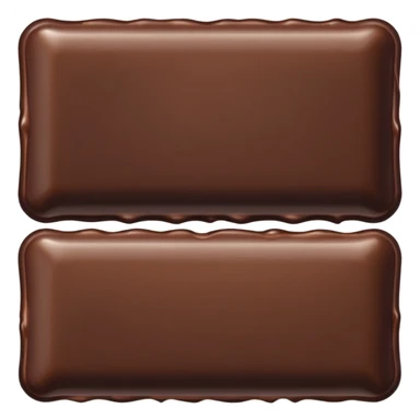 E from chocolate sticker