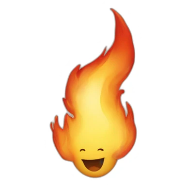 Cœur sur le feu sticker