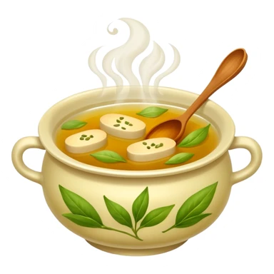 Broth, green tea. sticker