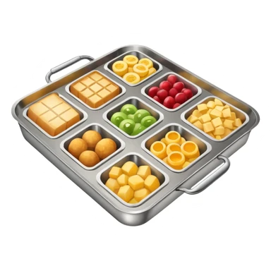 Food tray sticker