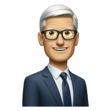 Tim Cook making presentation sticker