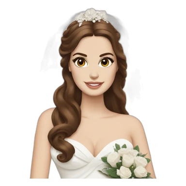 Lana del rey as a bride sticker