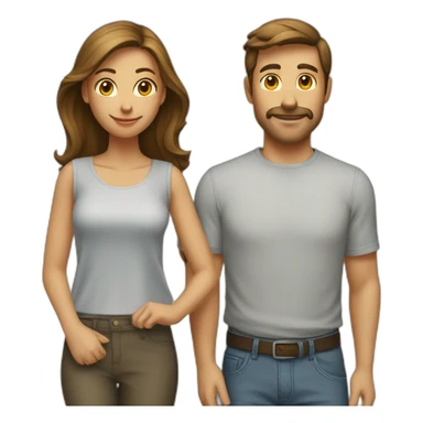 un-couple-qui-comporte-un-homme-et-une-femme sticker