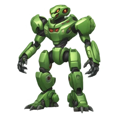 Reptile-Medabot-Mecha full body sticker