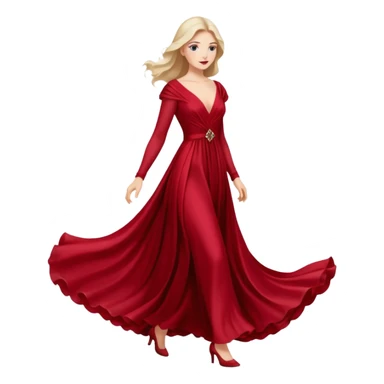 fancy woman walking sticker